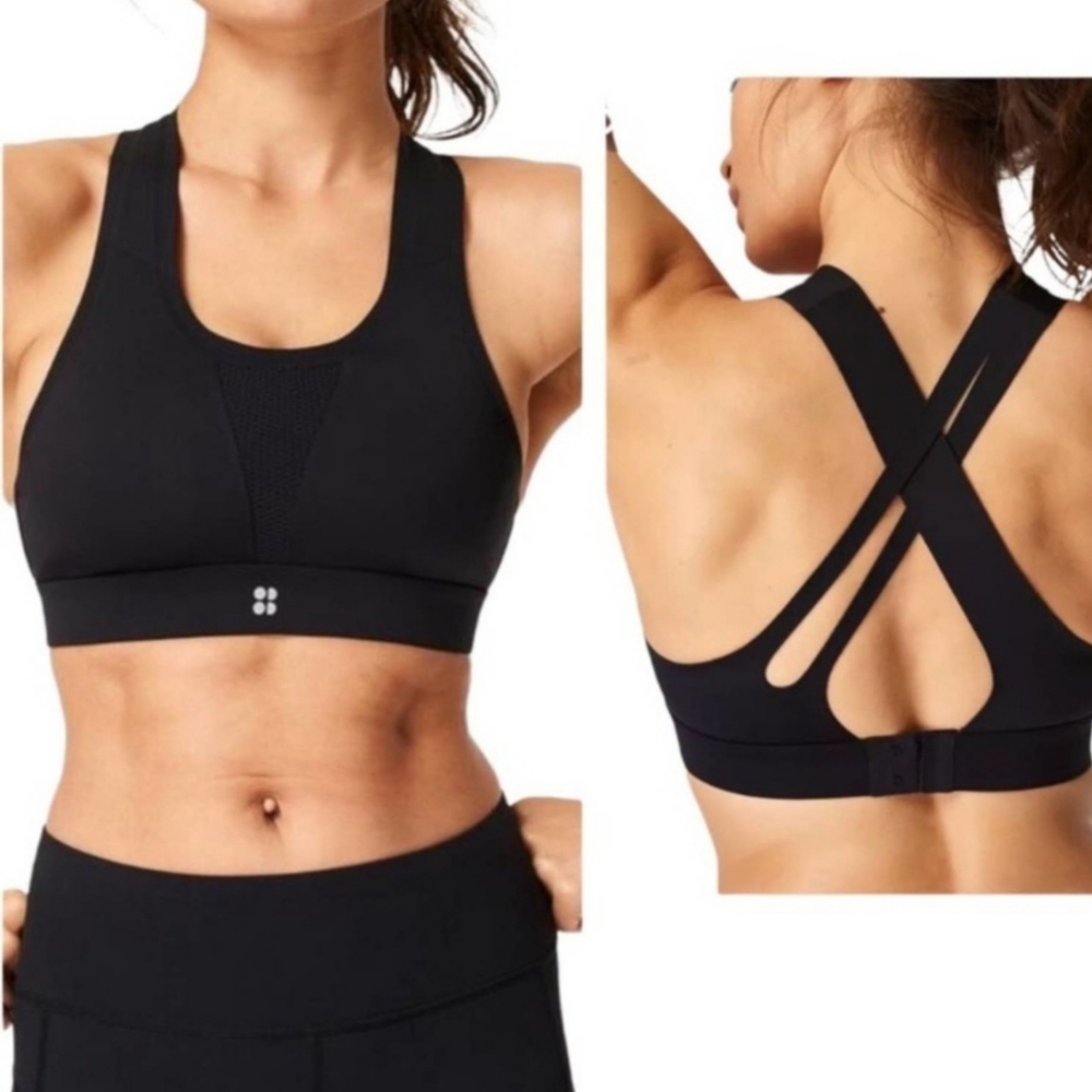 Sweaty Betty All Train Sports Bra 32B Black